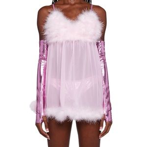 Dolls kill Trickz n treatz fembot costume sz med